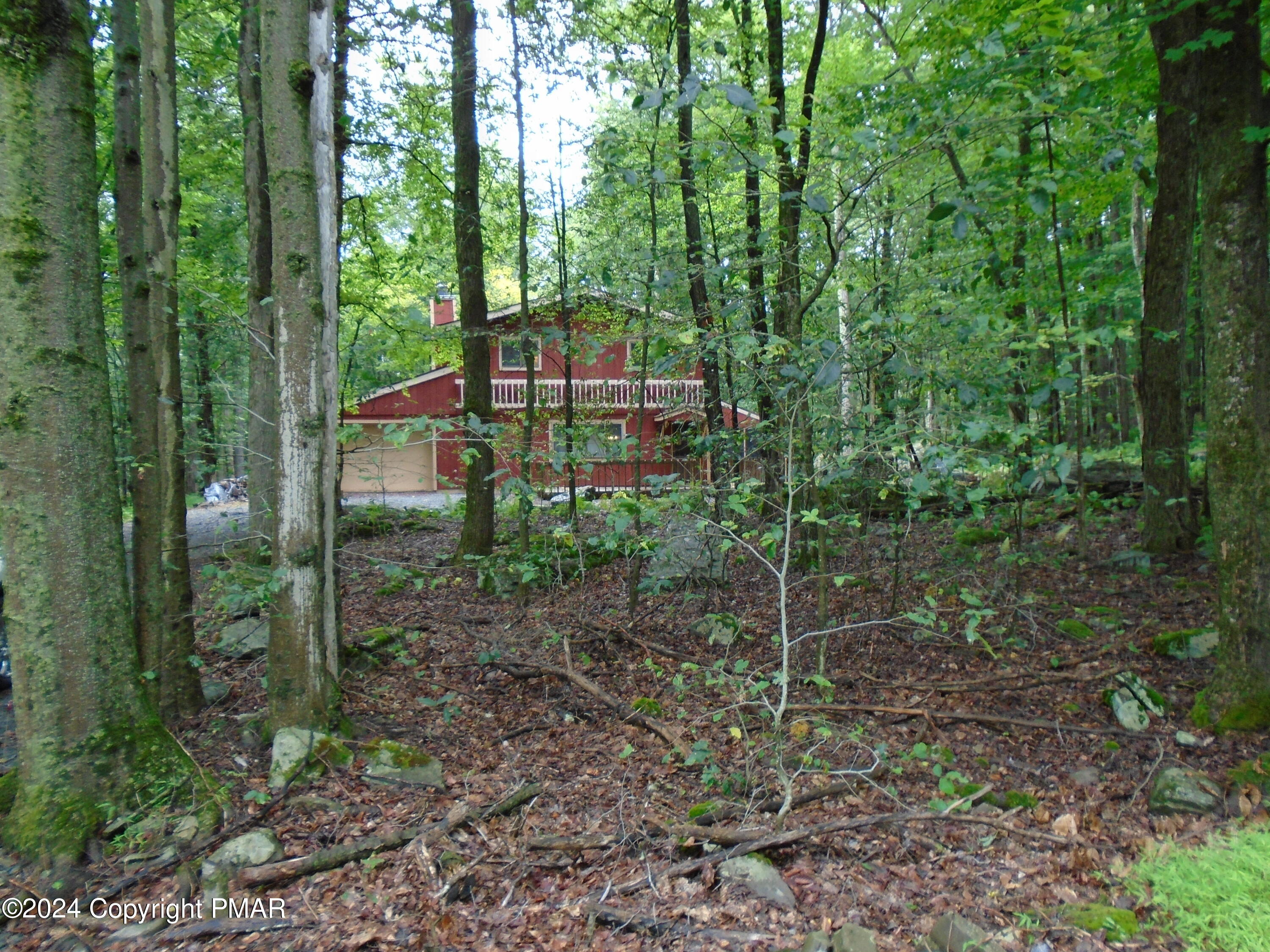 368 Ridge Road Pocono Lake, PA 18347 - Photo 3 of 42 a view of a forest with a sink