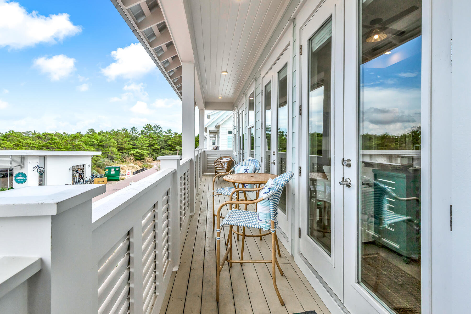 110 Wharf Ln Inlet Beach, Unit C Inlet Beach, FL 32461 - Photo 18 of 53 a view of balcony with furniture