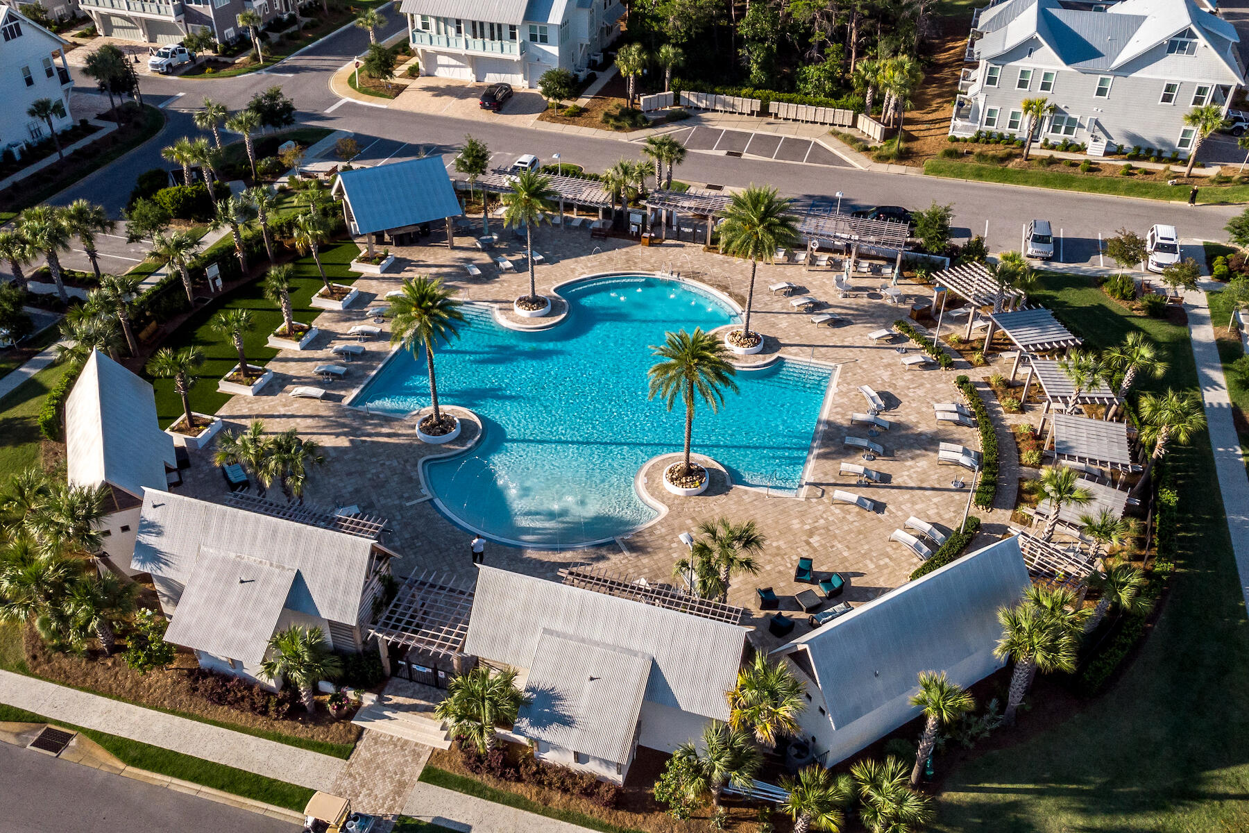 110 Wharf Ln Inlet Beach, Unit C Inlet Beach, FL 32461 - Photo 37 of 53 an aerial view of a houses with outdoor space