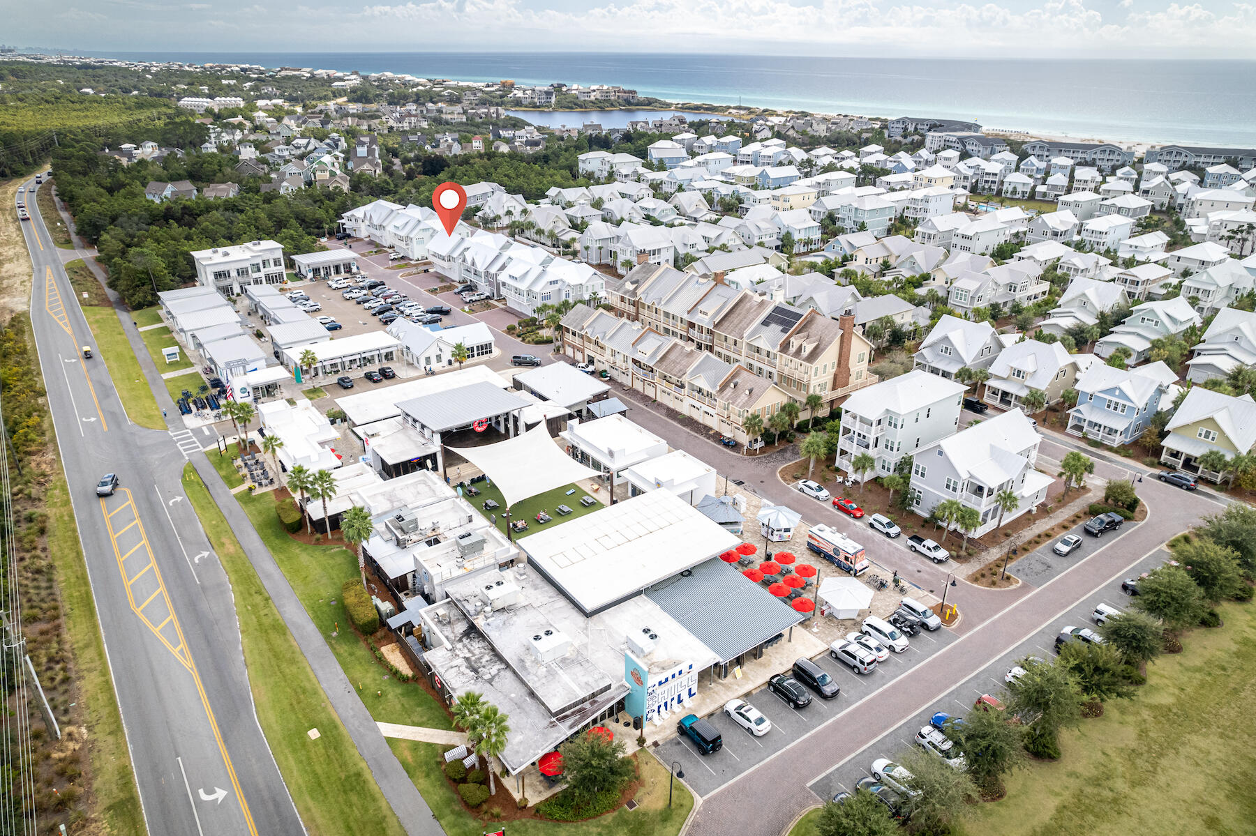110 Wharf Ln Inlet Beach, Unit C Inlet Beach, FL 32461 - Photo 53 of 53 an aerial view of a city