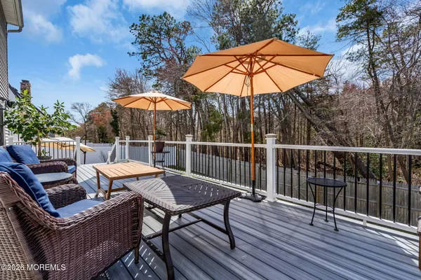 a outdoor view with a sitting space