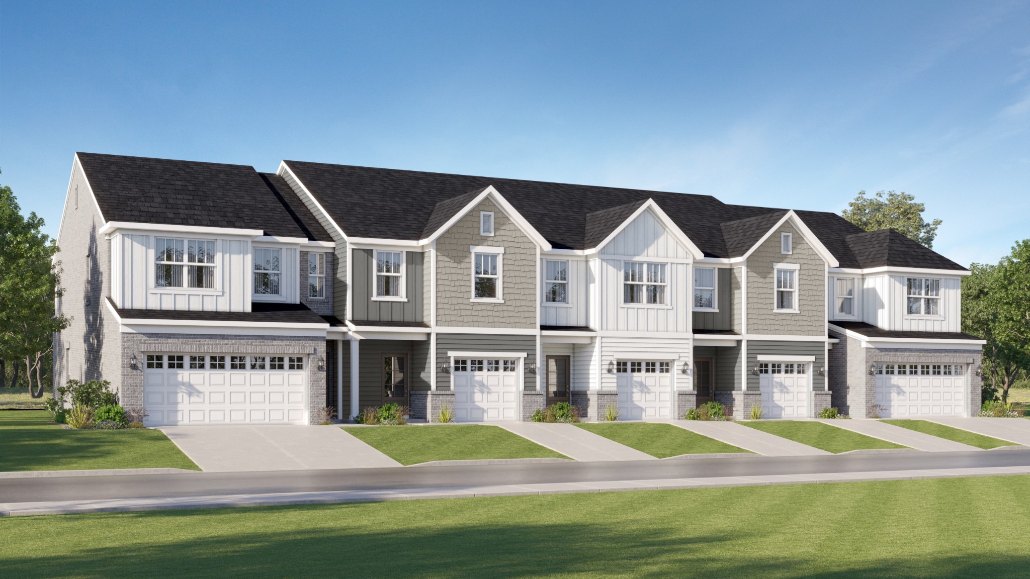 514 Lydia Ashley Lane Smyrna, TN 37167 - Photo 1 of 28 a view of a white house with a big yard and potted plants