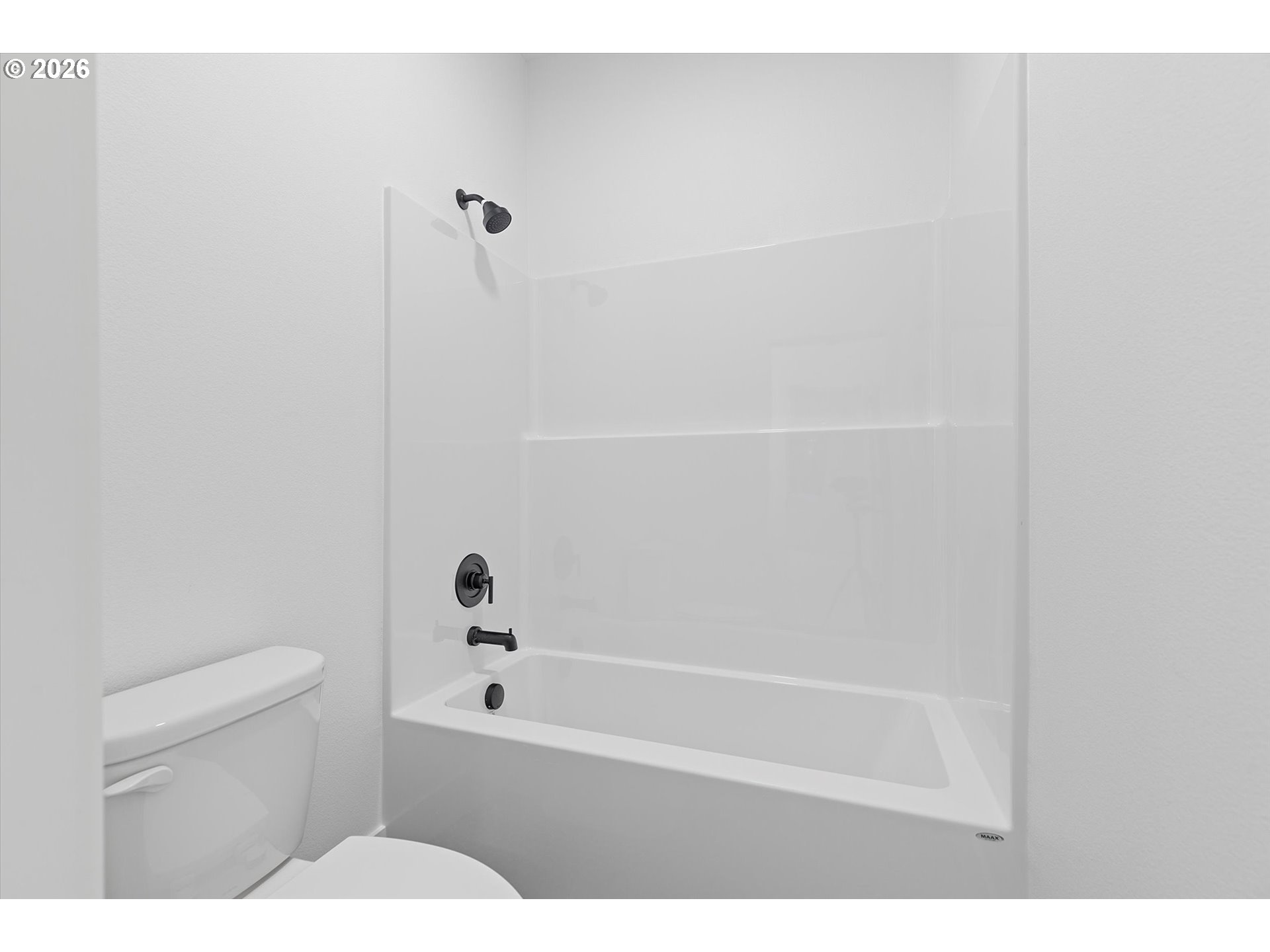 14992 Southeast Andre Way Clackamas, OR 97015 - Photo 37 of 42 a bathroom with a shower and a toilet