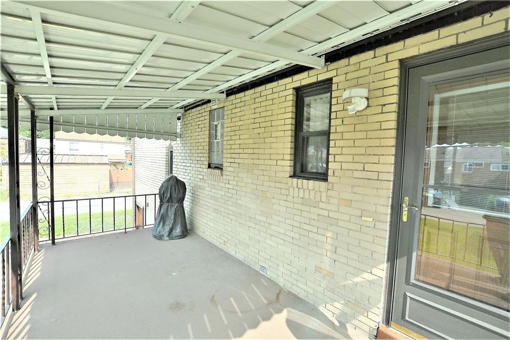 1017 3rd Street McKees Rocks, PA 15136 - Photo 33 of 35 Covered Rear Porch
