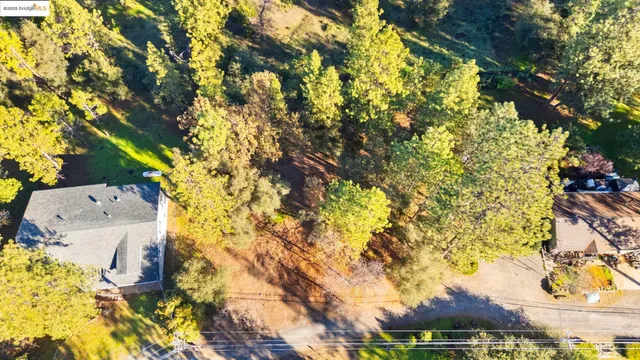a backyard of a house