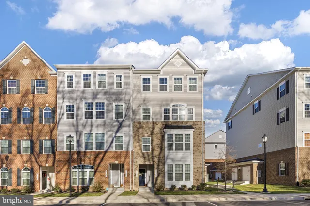 a front view of a large building