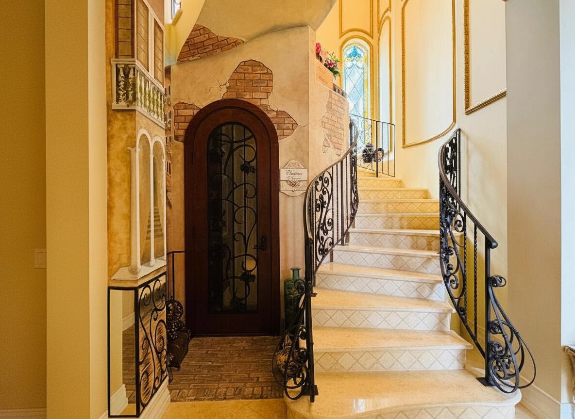 17730 Scarsdale Way Boca Raton, FL 33496 - Photo 22 of 42 Staircase & Wine Cellar - 2