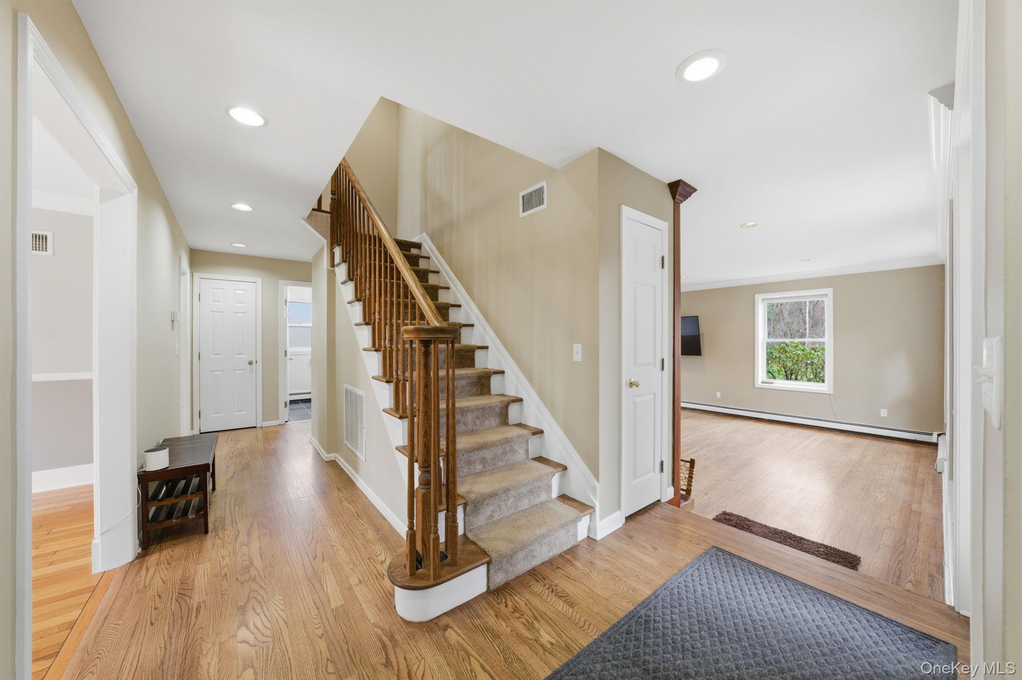 83 Onderdonk Road Warwick, NY 10990 - Photo 3 of 40 a view of entryway with wooden floor and stairs