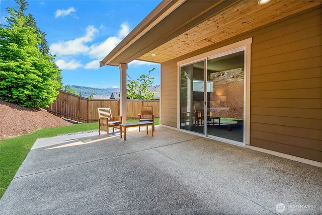 a view of an outdoor space with porch