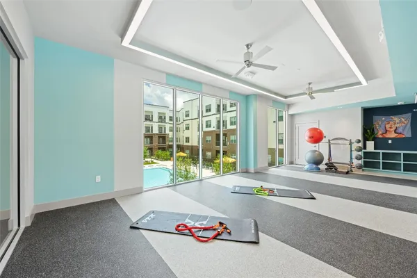 a very nice looking room with a large window