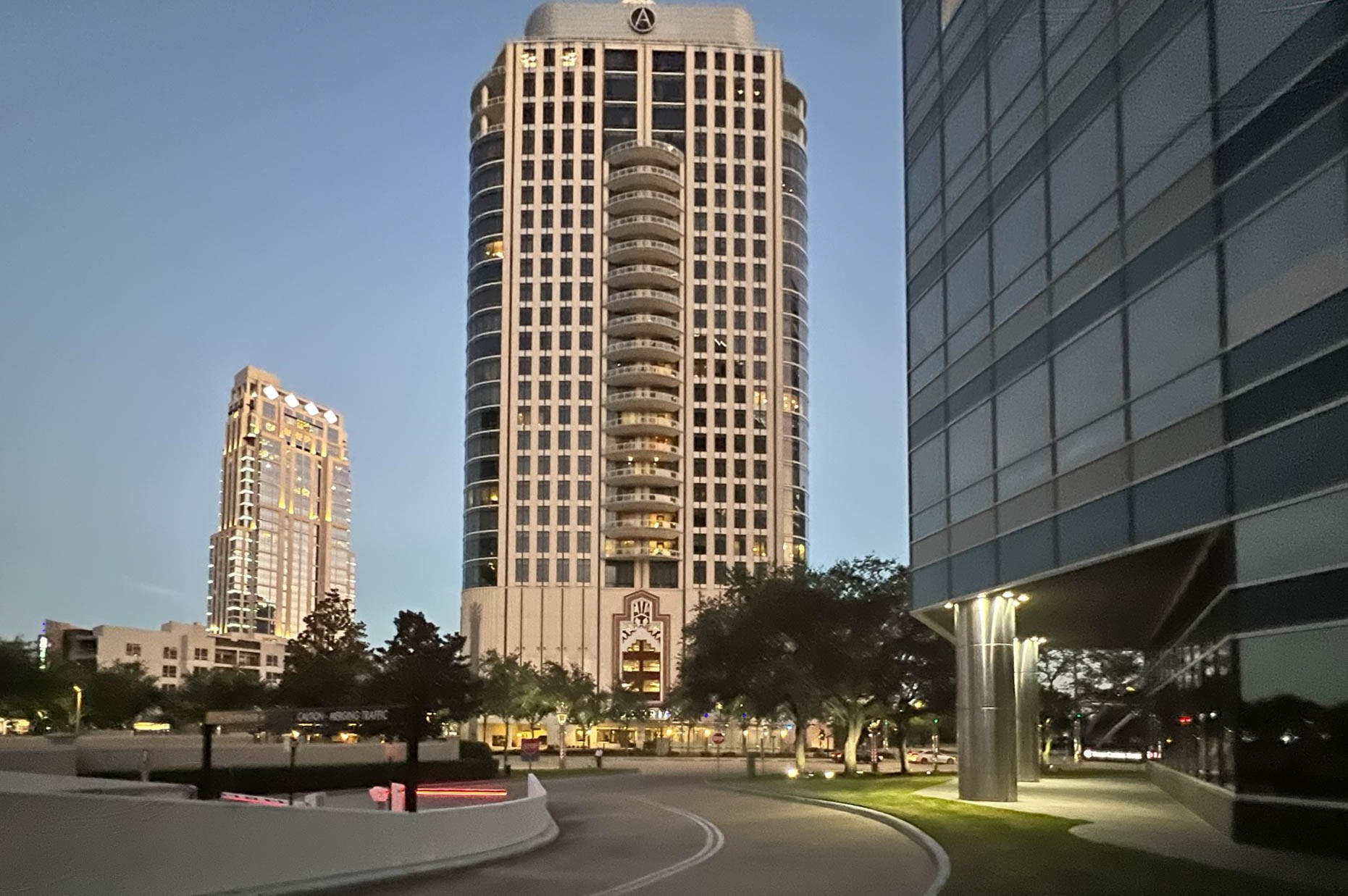 1409 Post Oak Boulevard, Unit 902 Houston, TX 77056 - Photo 34 of 38 a front view of a building with outdoor space