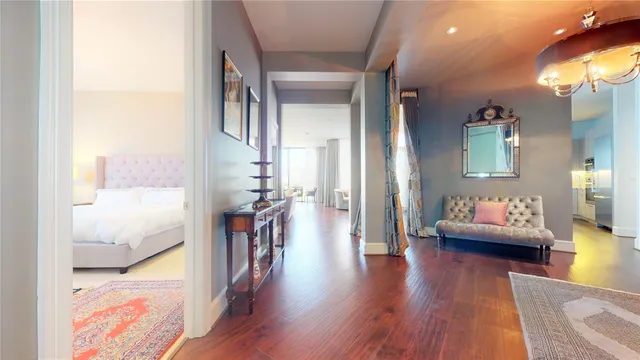 a view of a living room