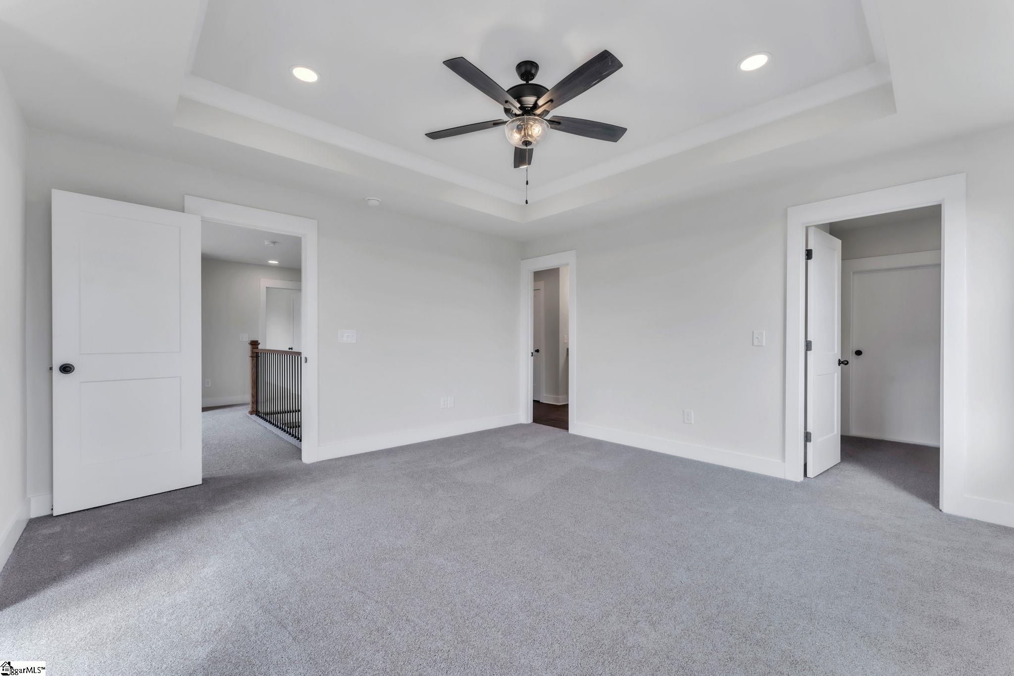 452 North Glassy Mountain Road Landrum, SC 29356 - Photo 42 of 46 mountain and valley views, trey ceiling, access to huge storage area, access to full bathroom