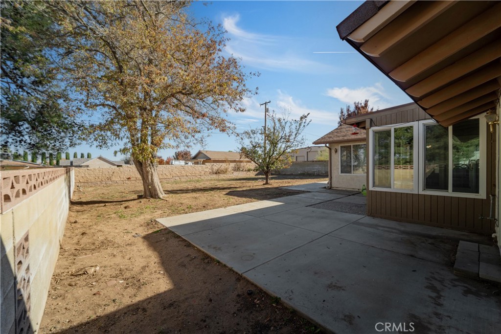 41852 Shain Lane Lancaster, CA 93536 - Photo 20 of 25 a view of backyard of the house