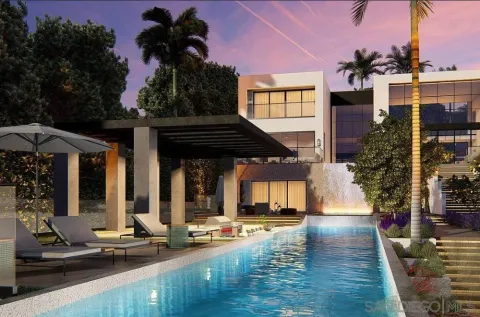 a view of a house with sitting area