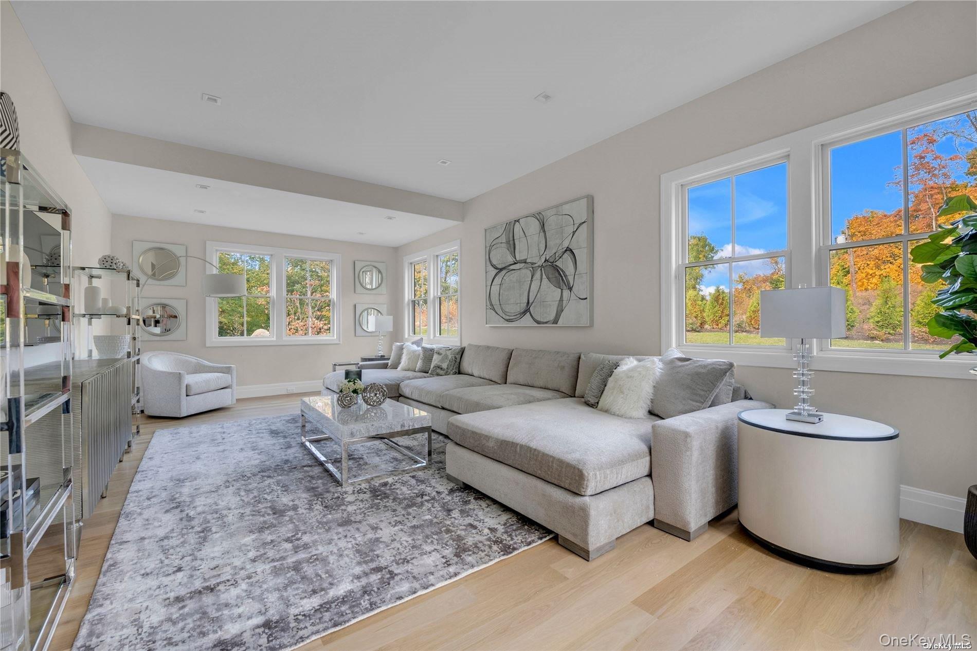 38 Cow Neck Road Sands Point, NY 11050 - Photo 15 of 48 a living room with furniture and a window