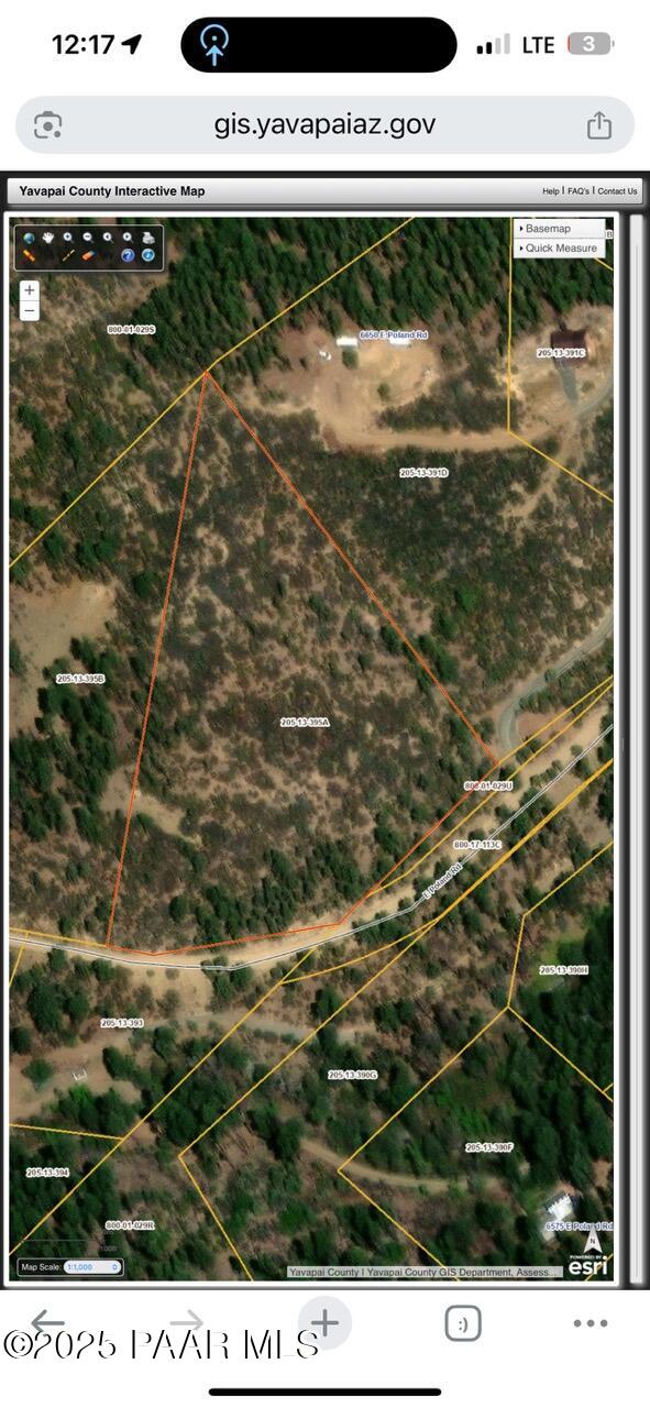 0 East Poland Road Mayer, AZ 86333 - Photo 2 of 4 a view of backyard with wooden floor