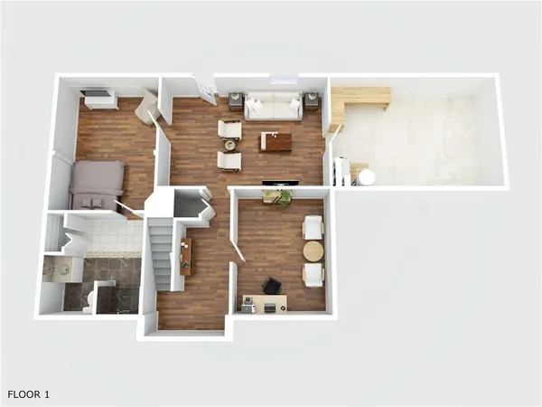 a picture of a bathroom with a shower