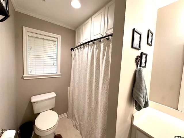 a bathroom with a toilet and a sink