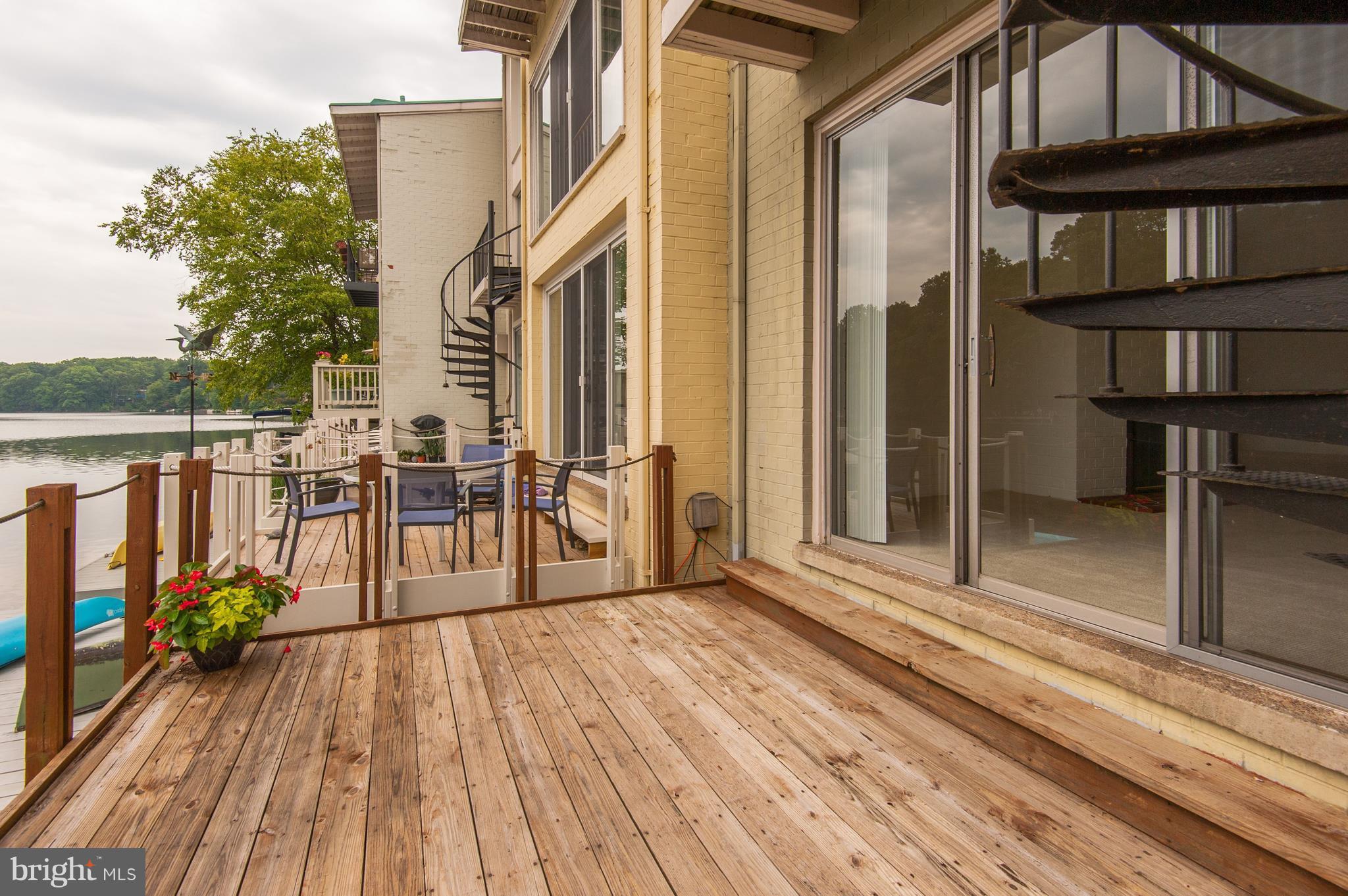 11430 Waterview Cluster Reston, VA 20190 - Photo 17 of 30 Deck and Sliding Glass Door