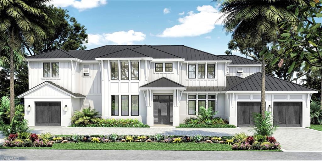 1405 Mandarin Road Naples, FL 34102 - Photo 1 of 6 front view of a house with a yard