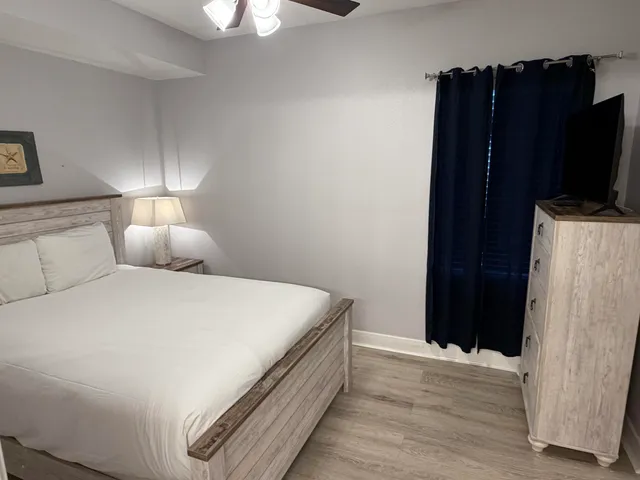 a city view with tall buildings