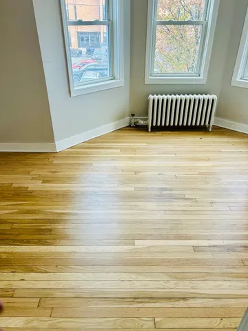 a view of a room with window