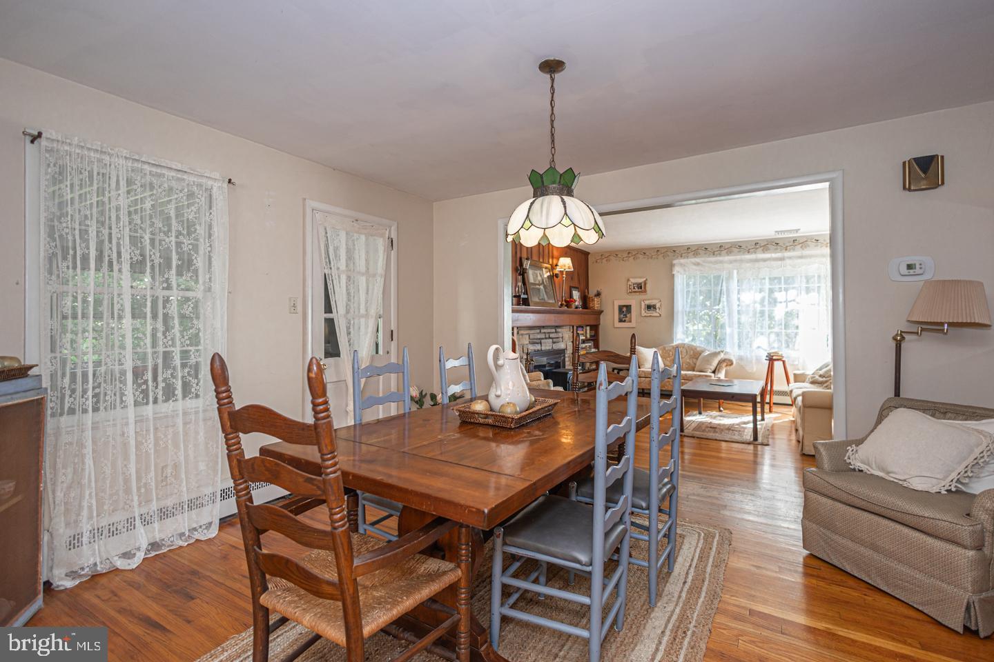 54 Eagle Road Newtown, PA 18940 - Photo 8 of 31 a view of a dining room with furniture window and wooden floor