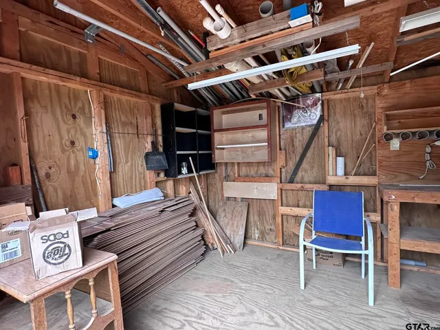 a view of deck with seating area