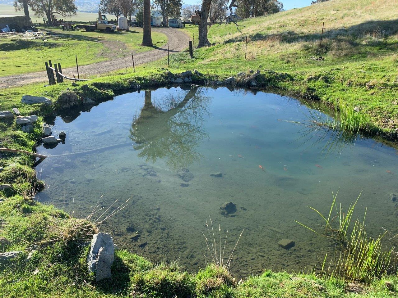0 Little Panoche Road Firebaugh, CA 93622 - Photo 15 of 65 a view of a lake with a building in the background