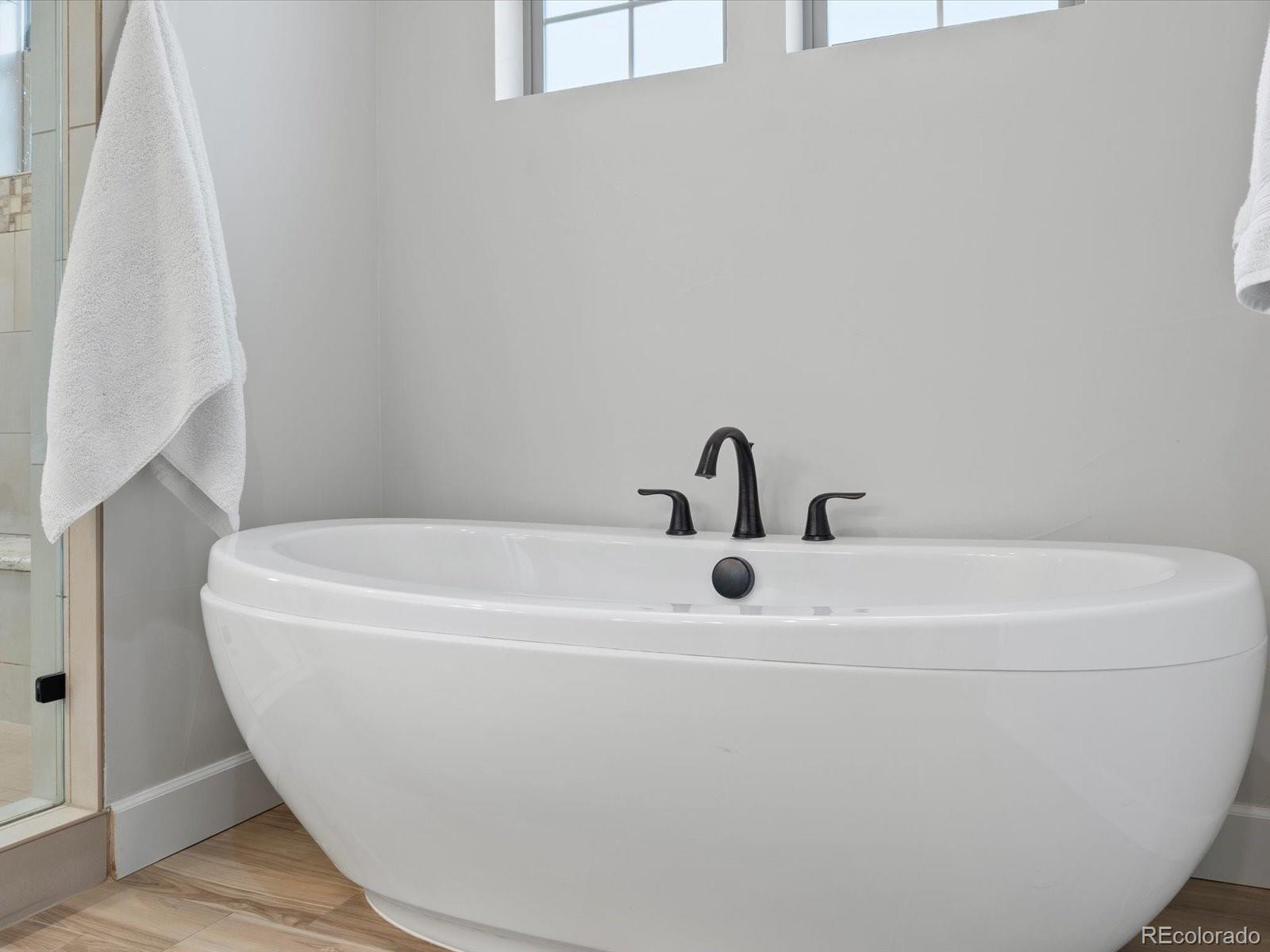 10553 Fairhurst Way Highlands Ranch, CO 80126 - Photo 23 of 35 a white bath tub sitting next to a white sink