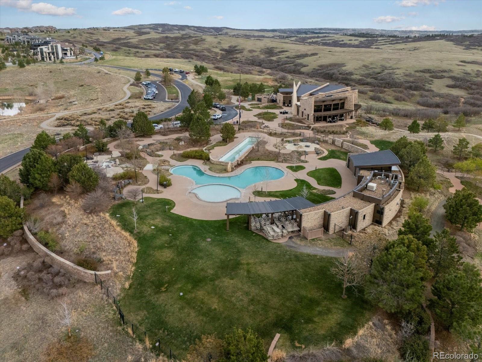 10553 Fairhurst Way Highlands Ranch, CO 80126 - Photo 33 of 35 a aerial view of a house with a ocean view