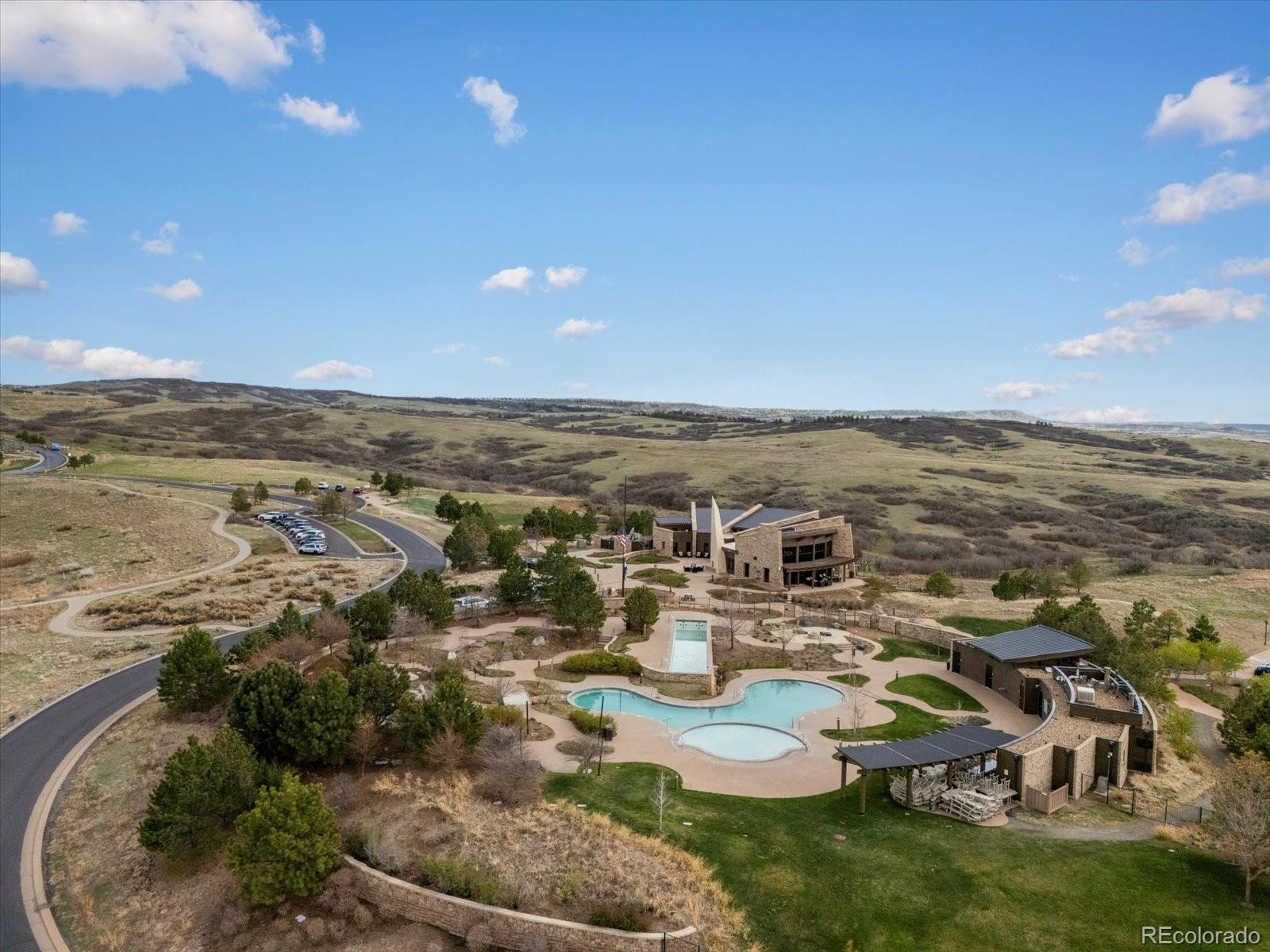10553 Fairhurst Way Highlands Ranch, CO 80126 - Photo 34 of 35 an aerial view of residential building with ocean view