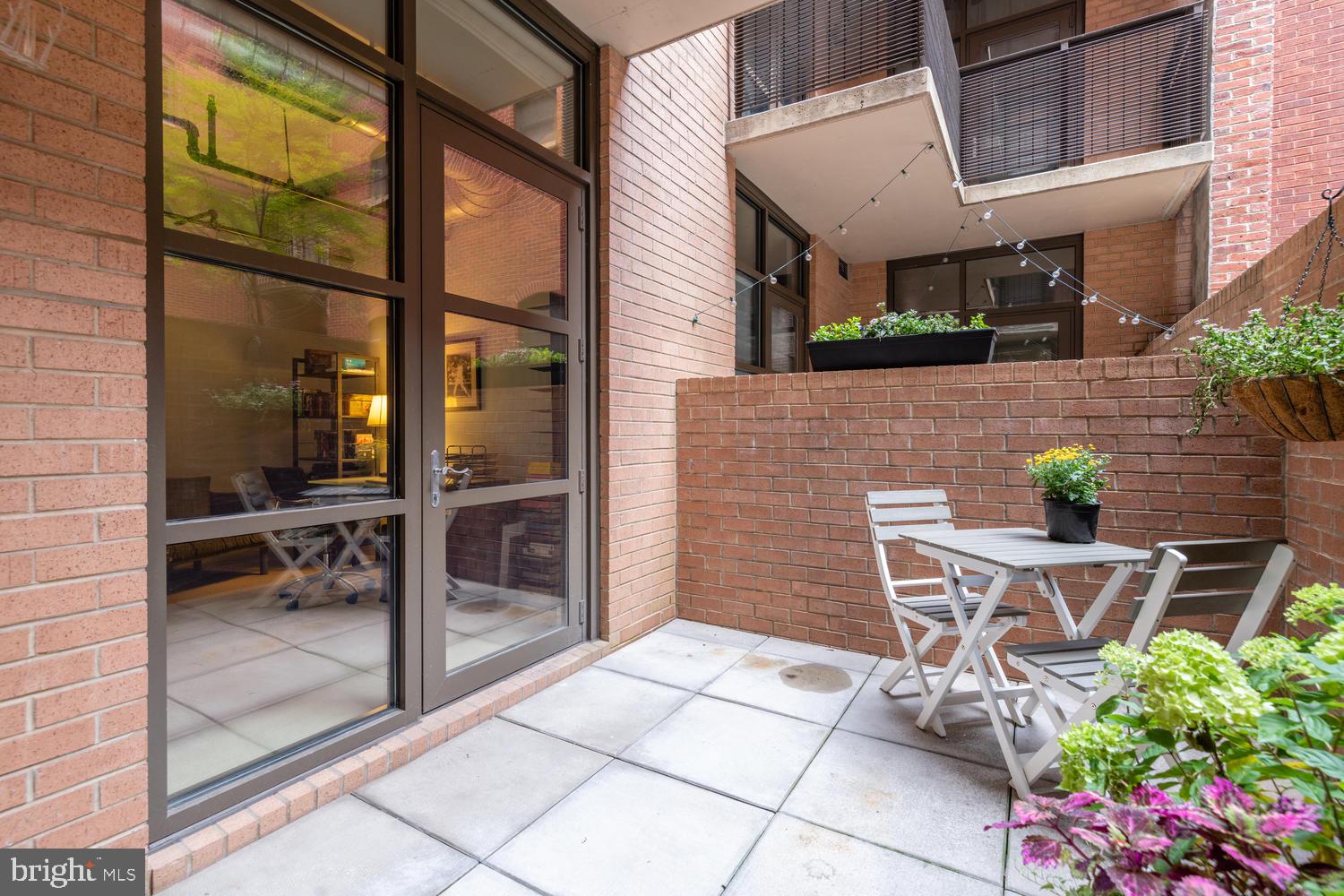 1444 Church Street Northwest, Unit 101 Washington, DC 20005 - Photo 14 of 24 Interior Courtyard Terrace
