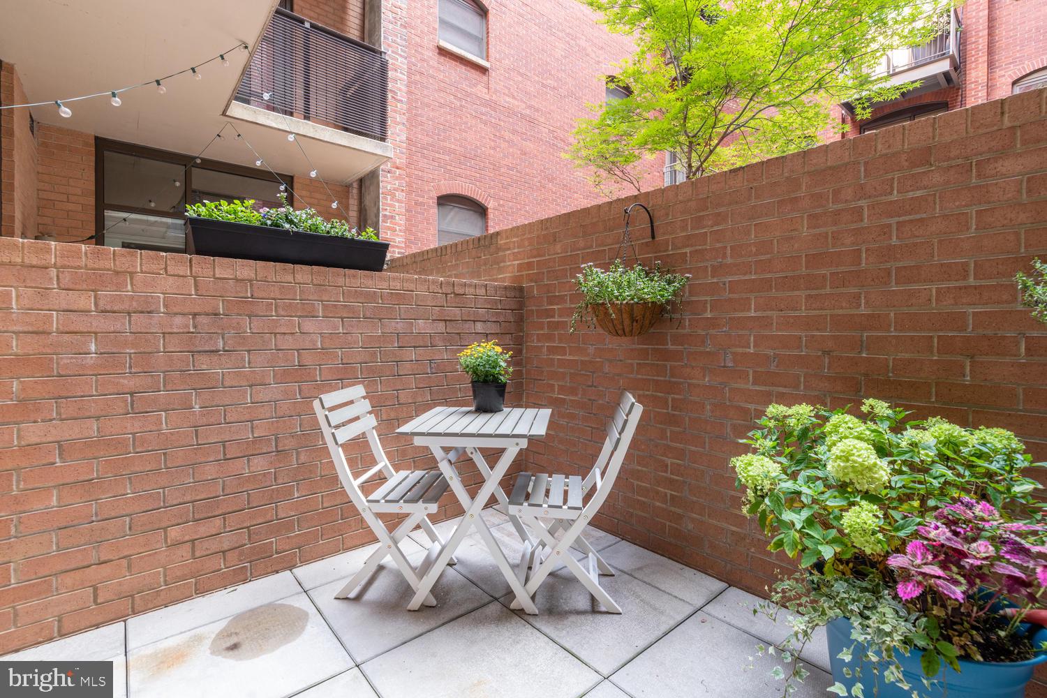 1444 Church Street Northwest, Unit 101 Washington, DC 20005 - Photo 15 of 24 Interior Courtyard Terrace