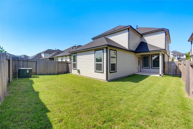 a view of a backyard with a garden