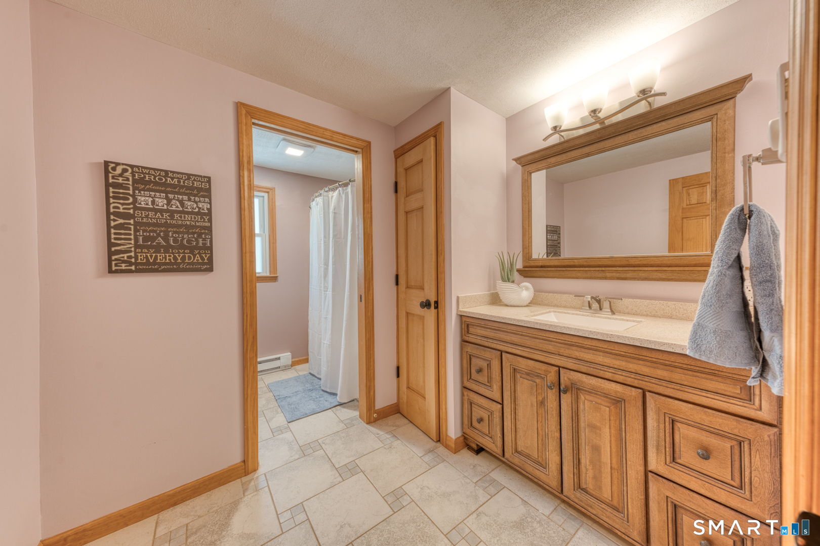 341 Main Street Middlefield, CT 06481 - Photo 19 of 30 a bathroom with a sink a mirror and a vanity