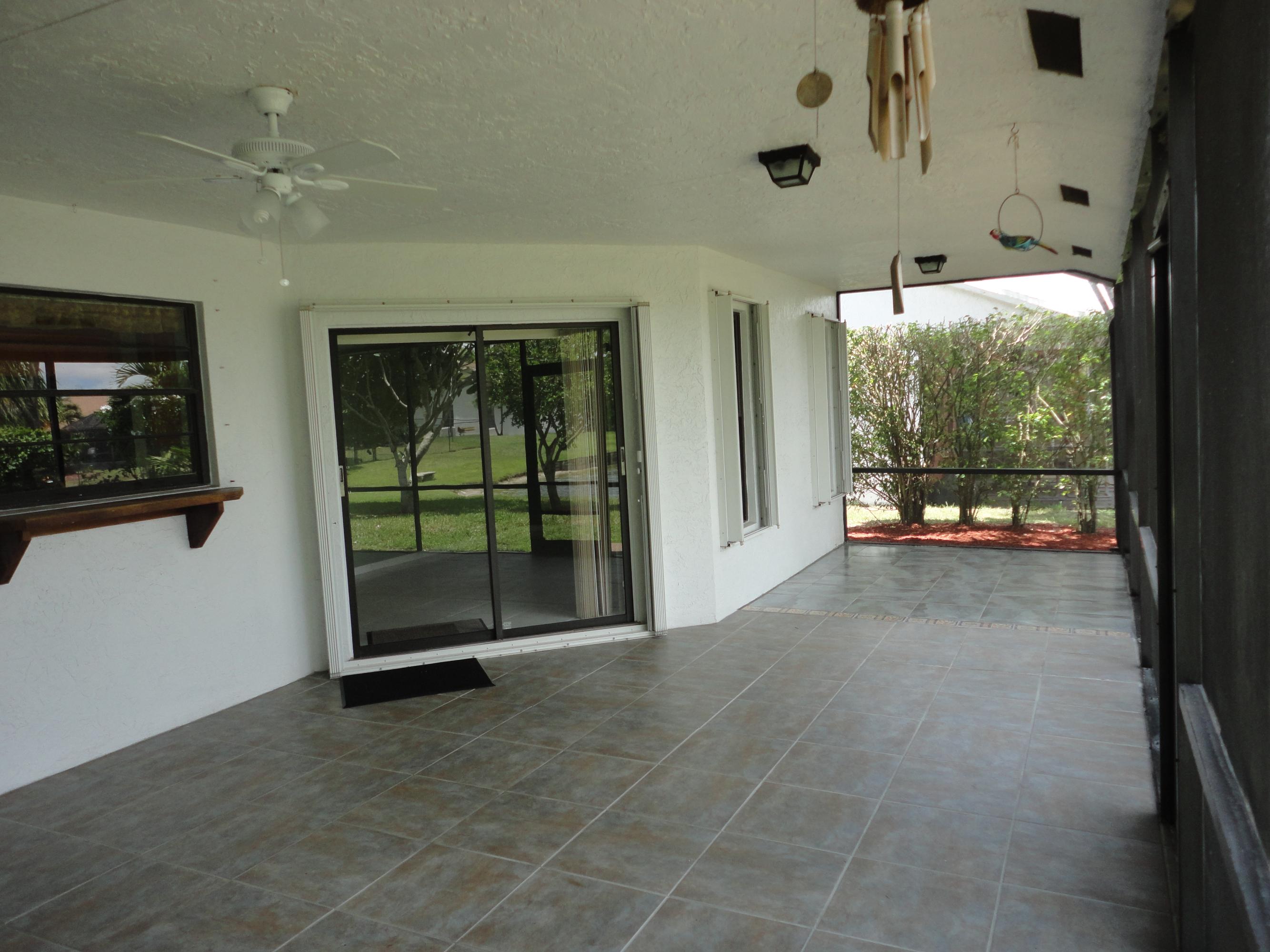 9793 Majorca Place Boca Raton, FL 33434 - Photo 6 of 41 Large Covered Screened Patio W/Lake View