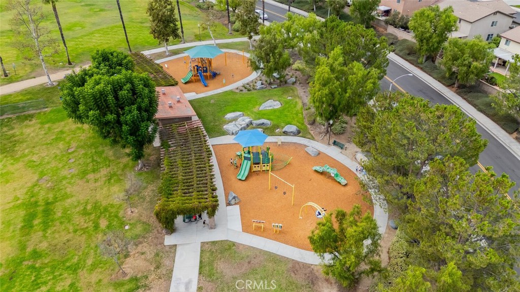 17262 Hawkwood Drive Riverside, CA 92503 - Photo 31 of 33 an aerial view of a house with a swimming pool