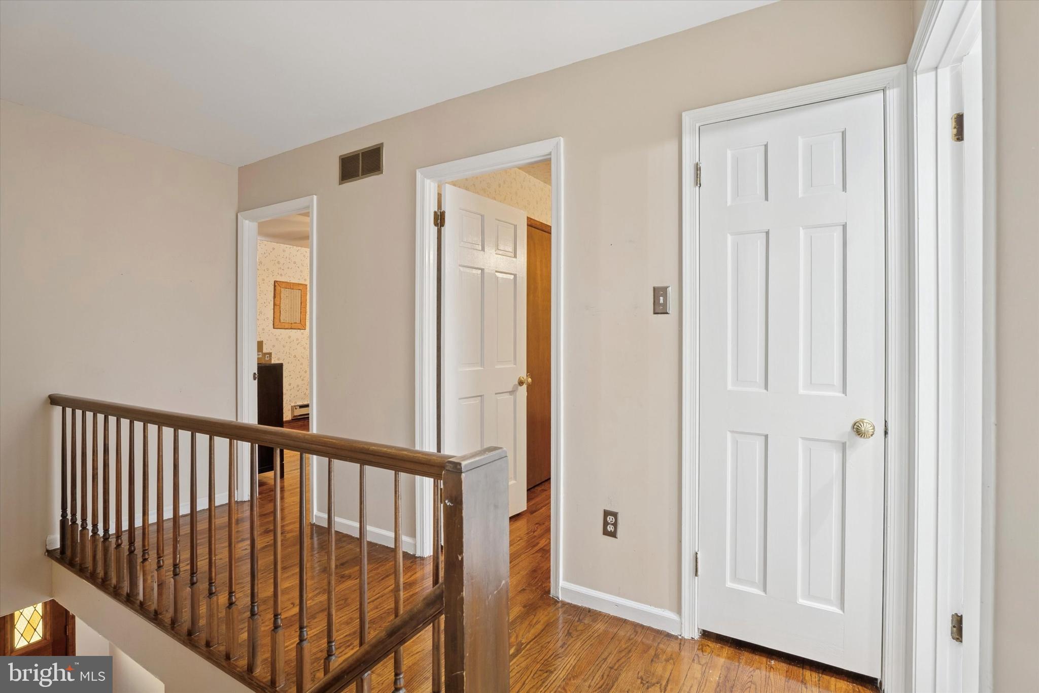125 Red Lion Road Huntingdon Valley, PA 19006 - Photo 27 of 32 a view of a hallway with wooden floor and entryway