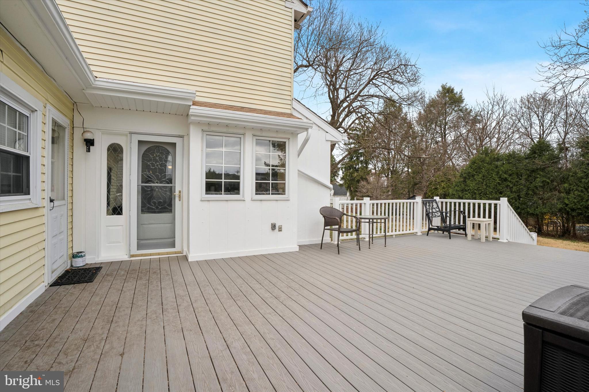 125 Red Lion Road Huntingdon Valley, PA 19006 - Photo 30 of 32 a view of a house with wooden deck