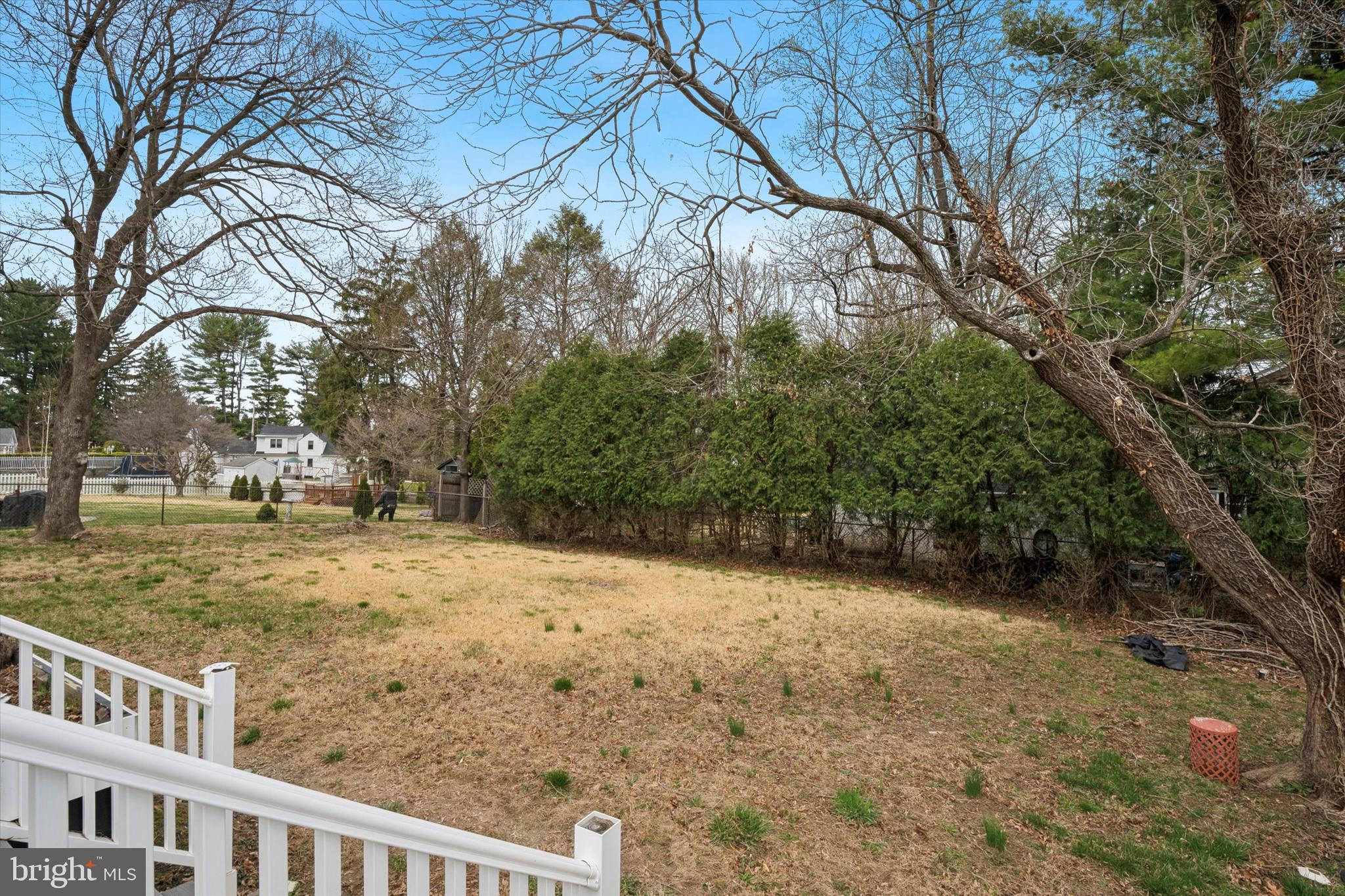125 Red Lion Road Huntingdon Valley, PA 19006 - Photo 31 of 32 a view of a yard covered with snow in the yard