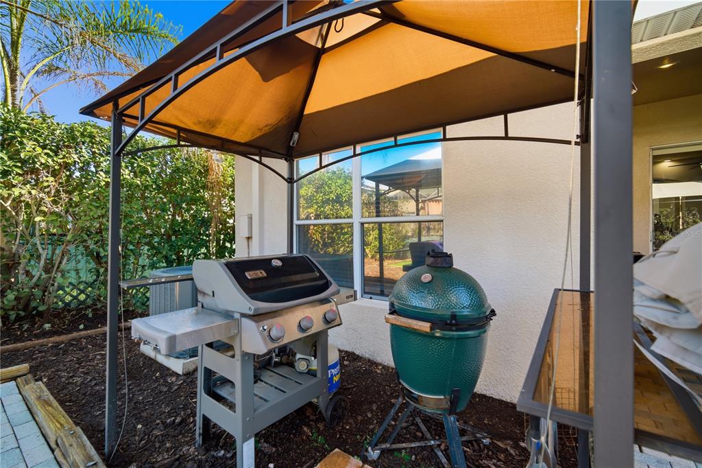 6325 Bridgecrest Drive Lithia, FL 33547 - Photo 61 of 72 a backyard of a house with table and chairs