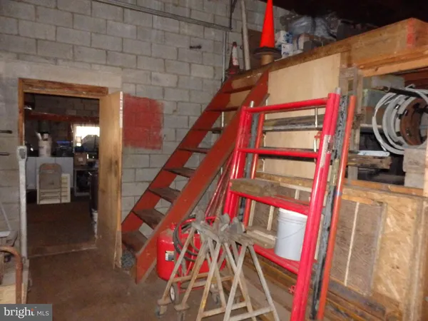 a room with fireplace