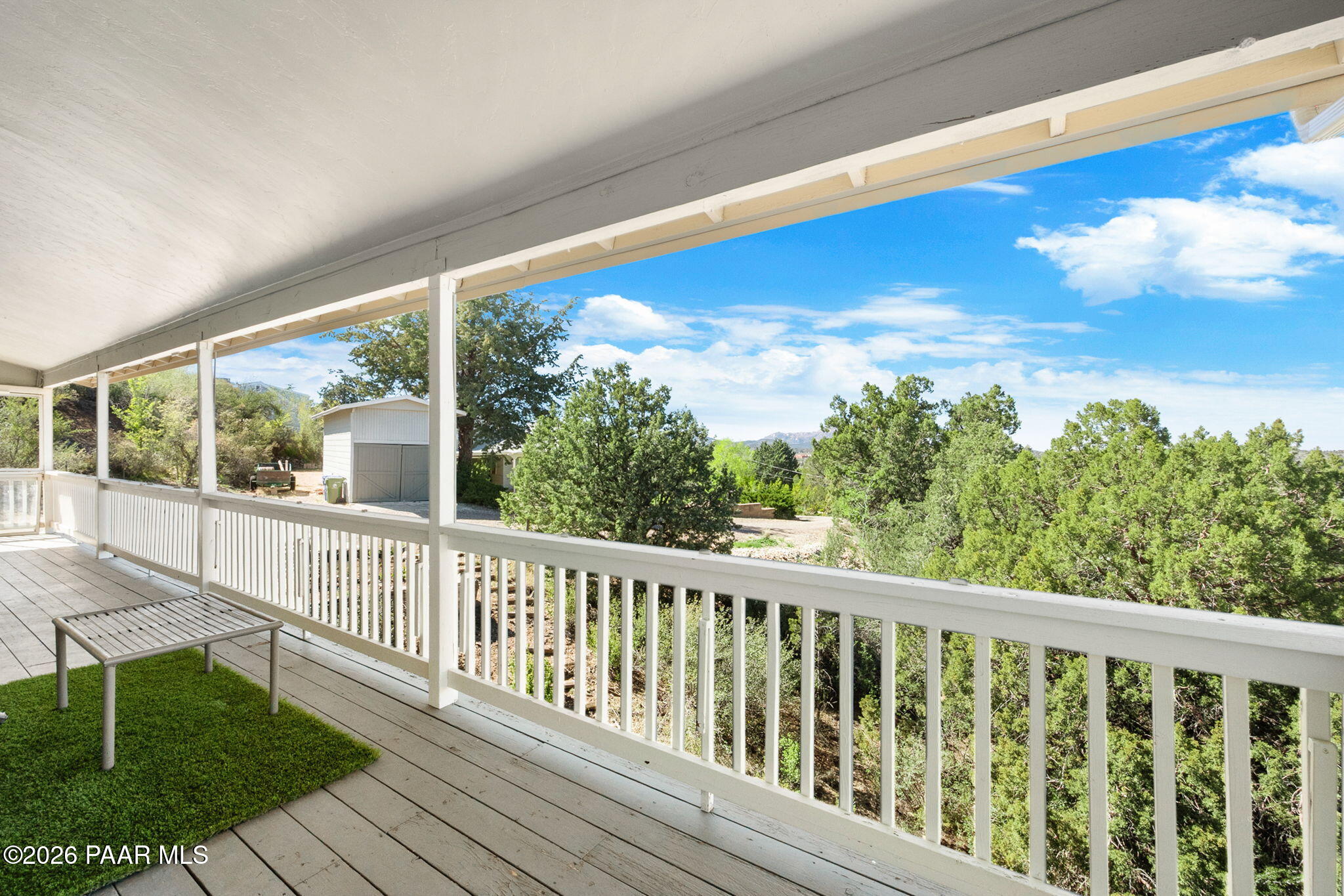 803 East Carleton Street Prescott, AZ 86303 - Photo 30 of 43 a view of a two chair in the balcony