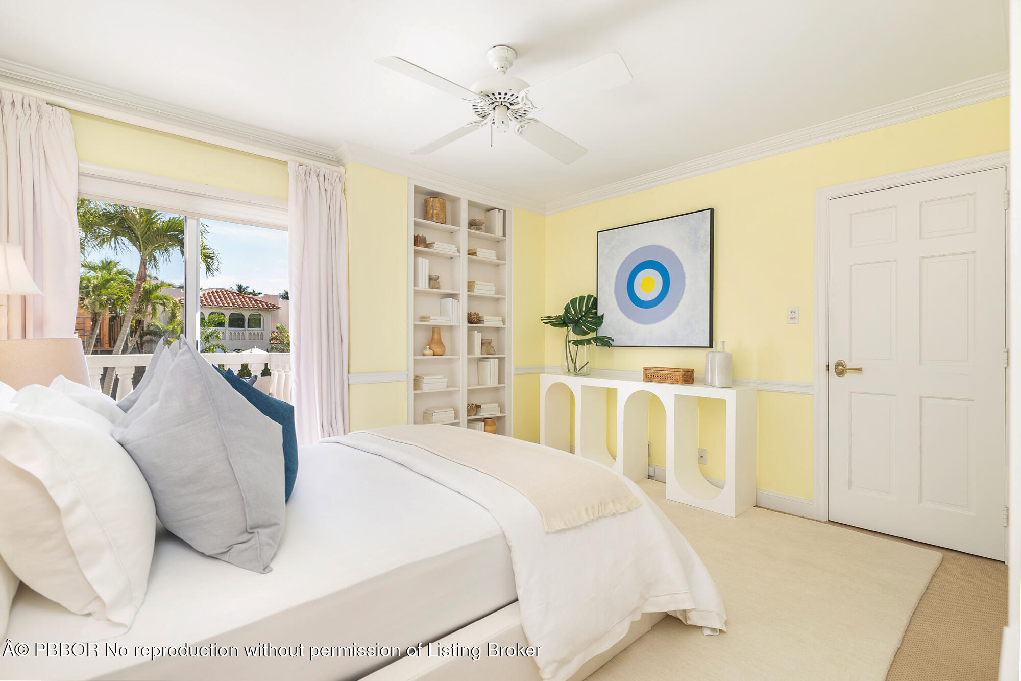 330 Cocoanut Row, Unit 12 Palm Beach, FL 33480 - Photo 9 of 18 a spacious bedroom with a bed and a table