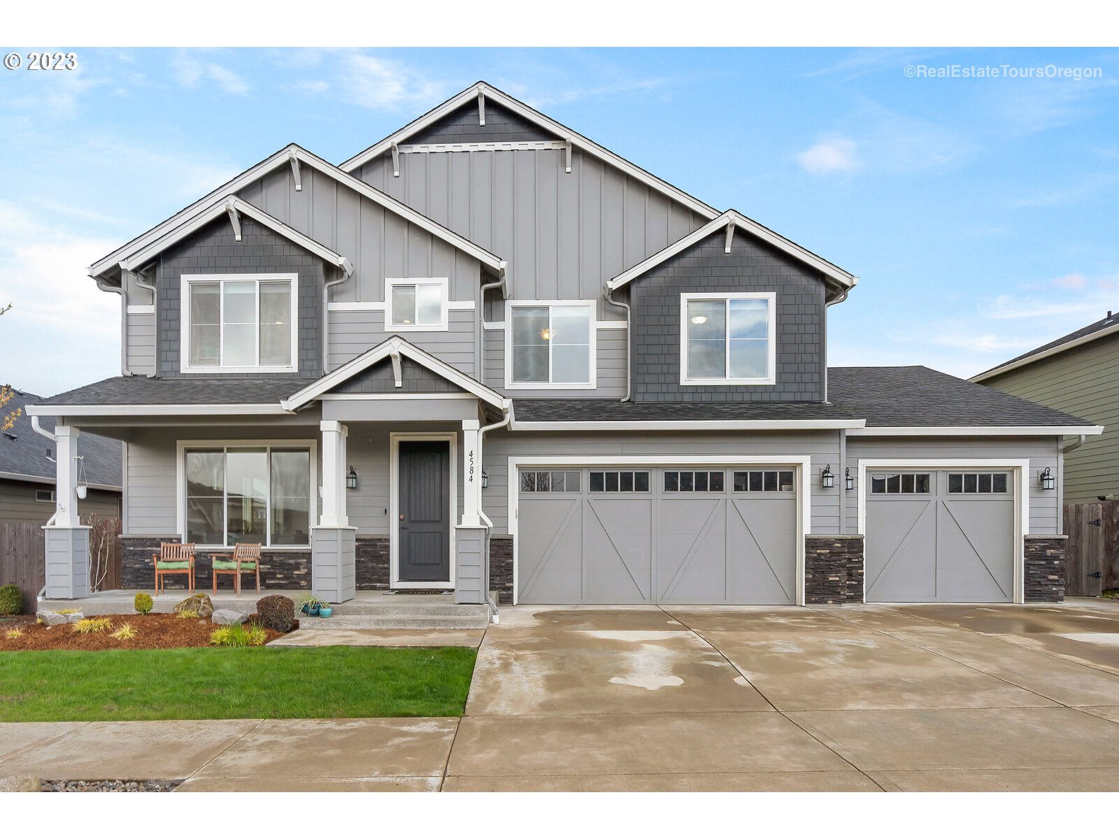4584 North 9th Street Ridgefield, WA 98642 - Photo 1 of 39 a front view of a house with a yard