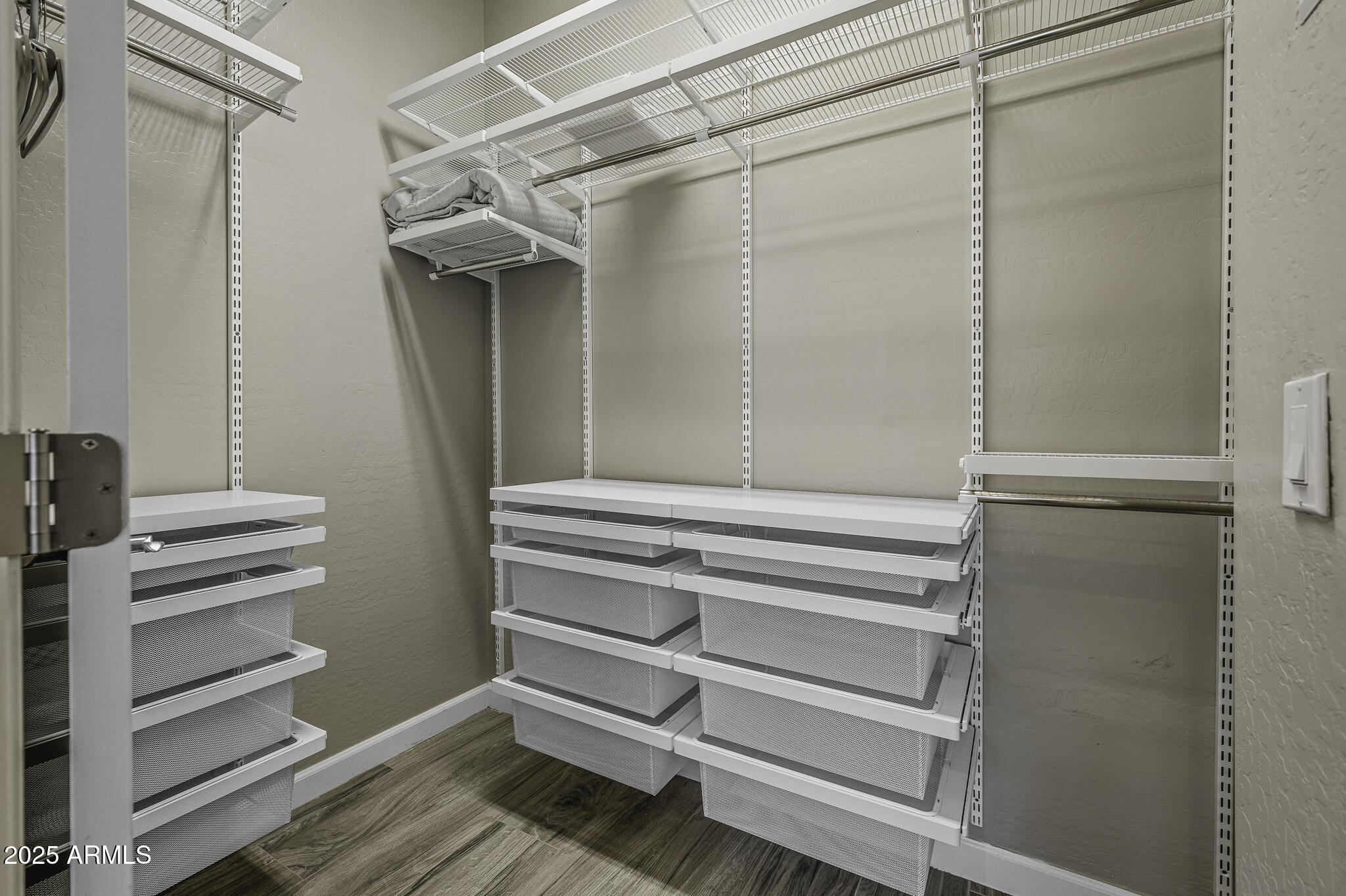 4777 South Fulton Ranch Boulevard, Unit 1044 Chandler, AZ 85248 - Photo 14 of 22 a view of walk in closet with empty racks