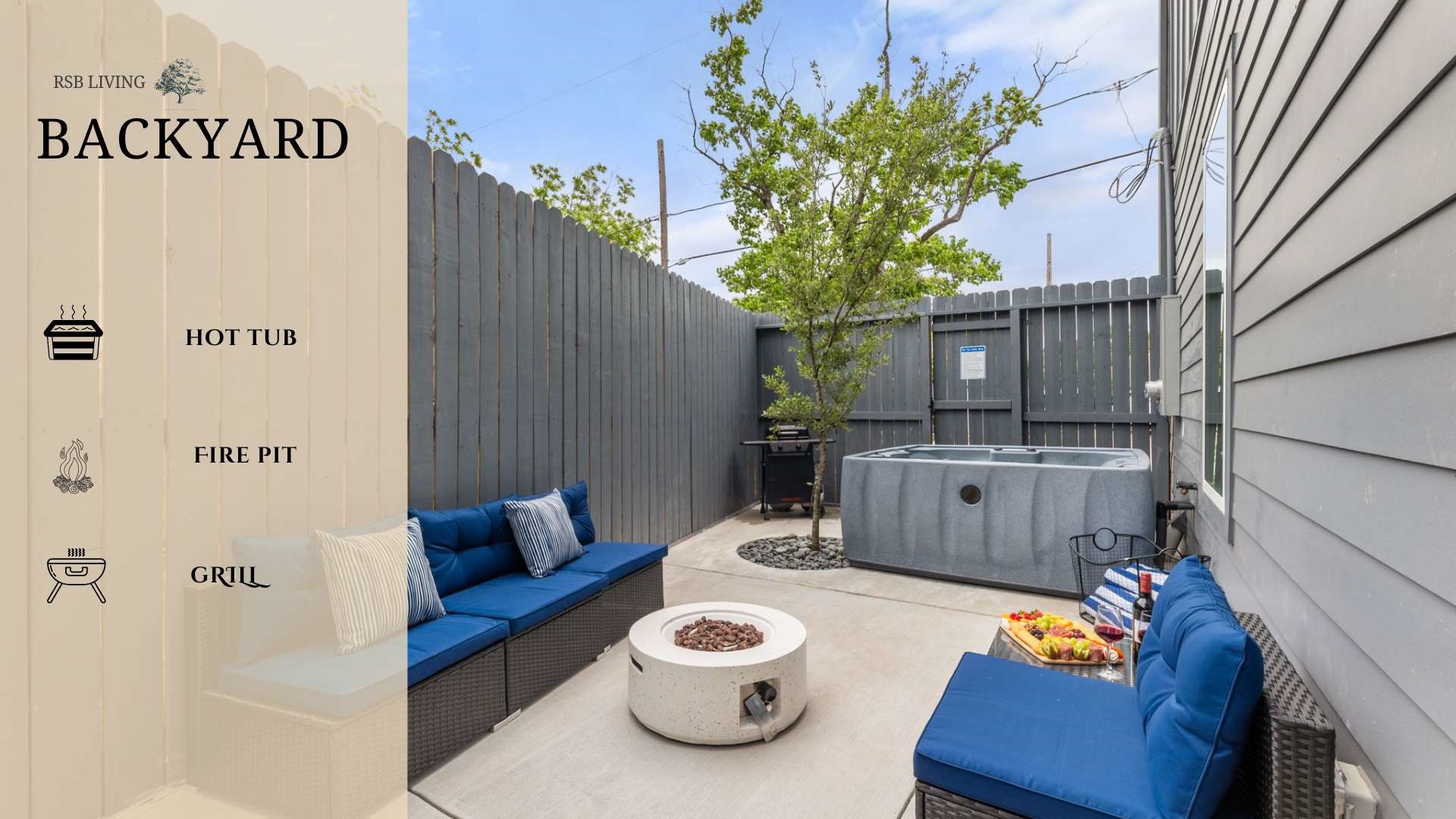 515 Altic Street Houston, TX 77011 - Photo 22 of 36 a backyard of a house with seating space