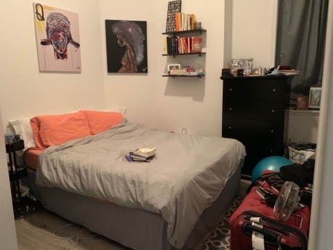 2022 South Throop Street, Unit 1W Chicago, IL 60608 - Photo 7 of 13 a bedroom with a bed and furniture